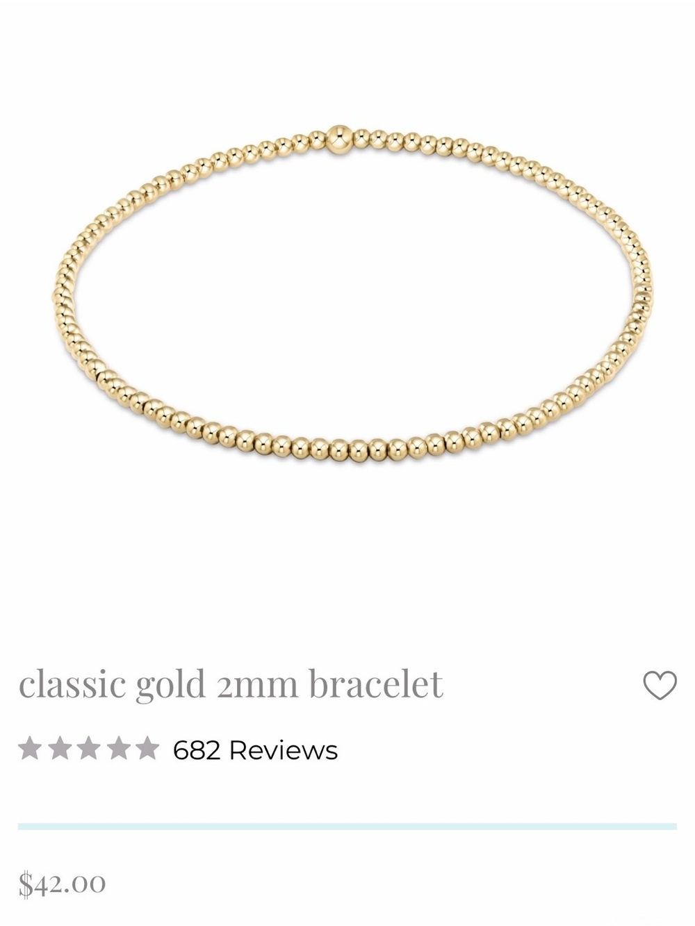 Gold-Tone Beaded Wrap Bracelet with Heart Accent by e.motion - Picture 3 of 6